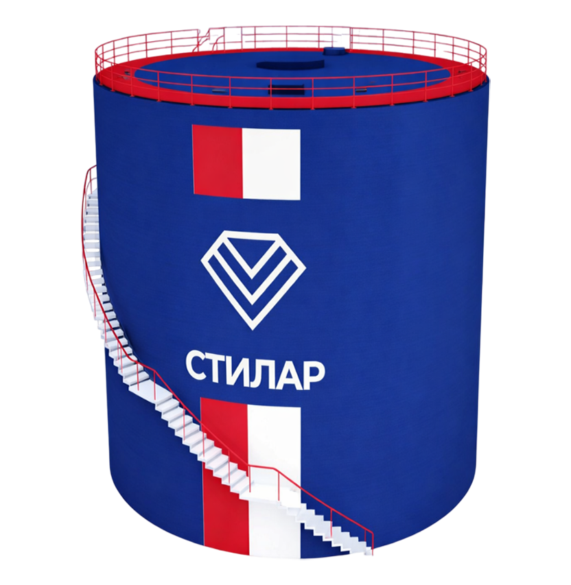 Цельносварной резервуар РВС для мазута 200 м³ от завода-производителя